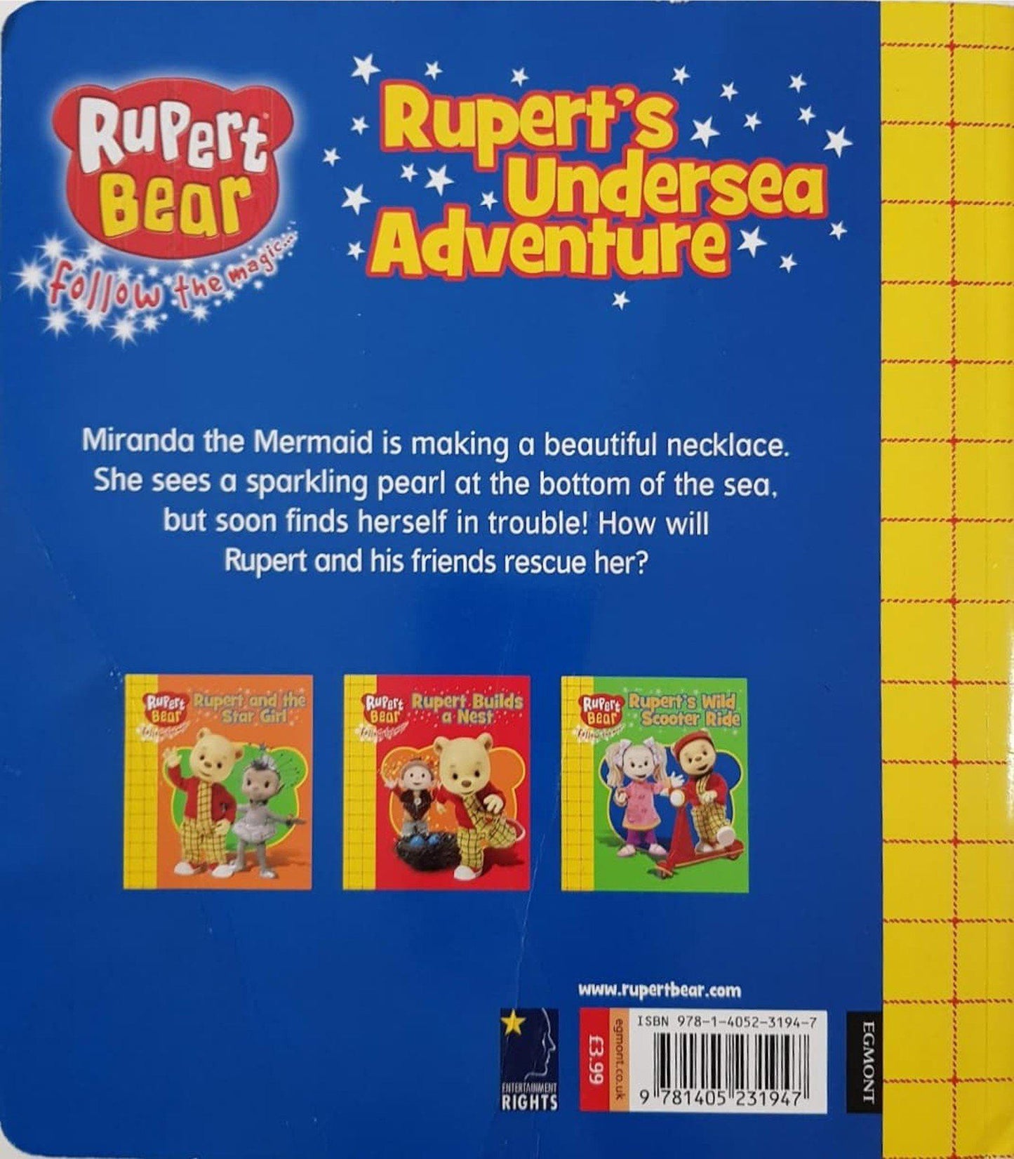 Rupert's Undersea Adventure Very Good, 3+ Yrs Recuddles.ch  (6572956483769)