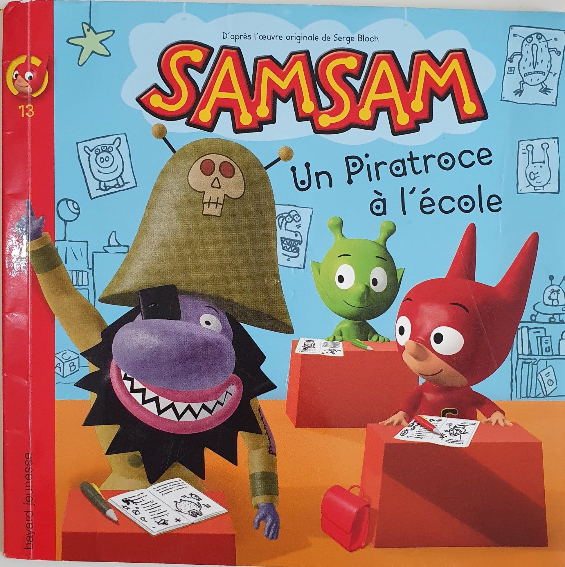 SAMSAM Un Piratroce à l'école Like New Recuddles.ch  (6050246230201)