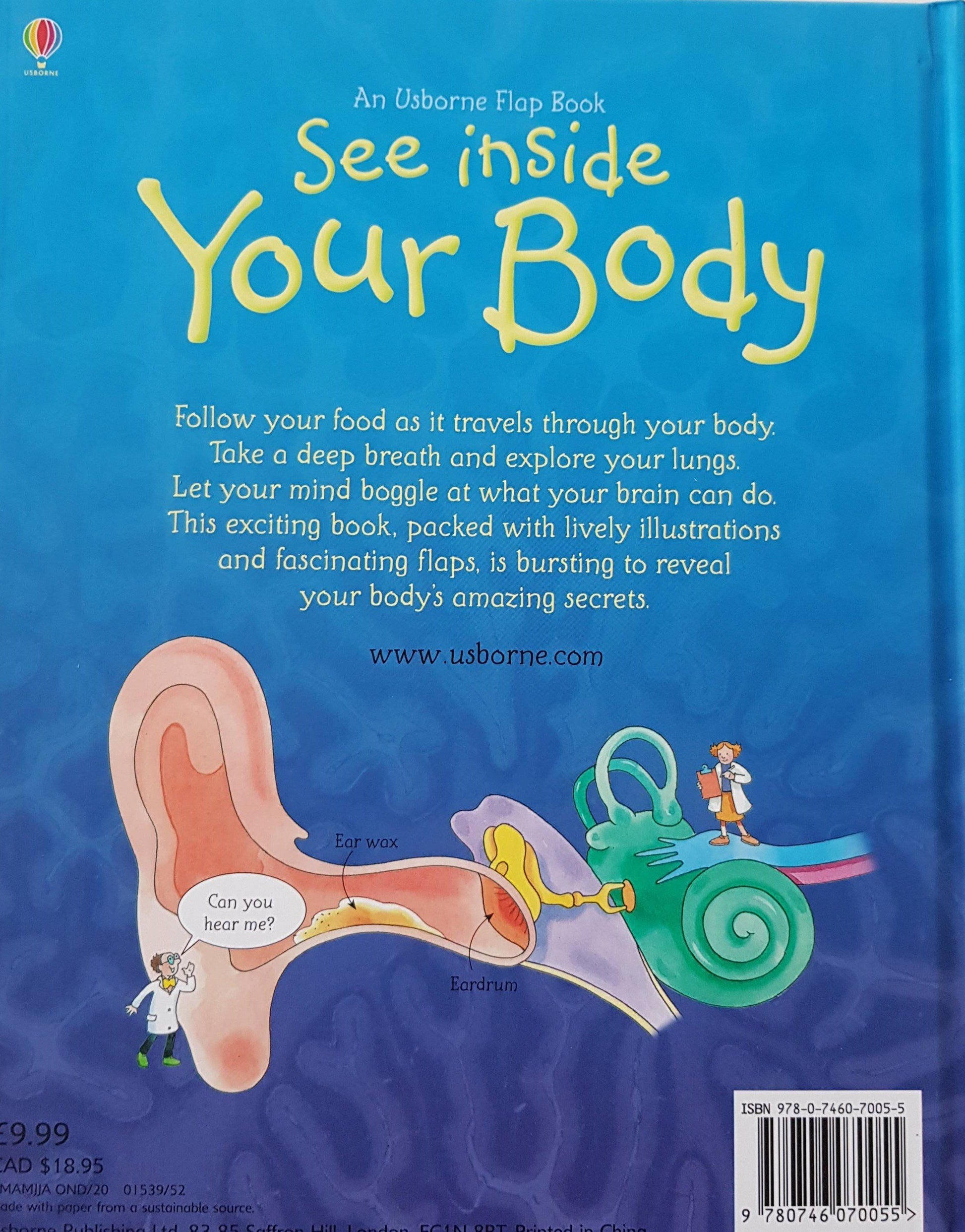 See inside your Body New Usborne  (6269349429433)