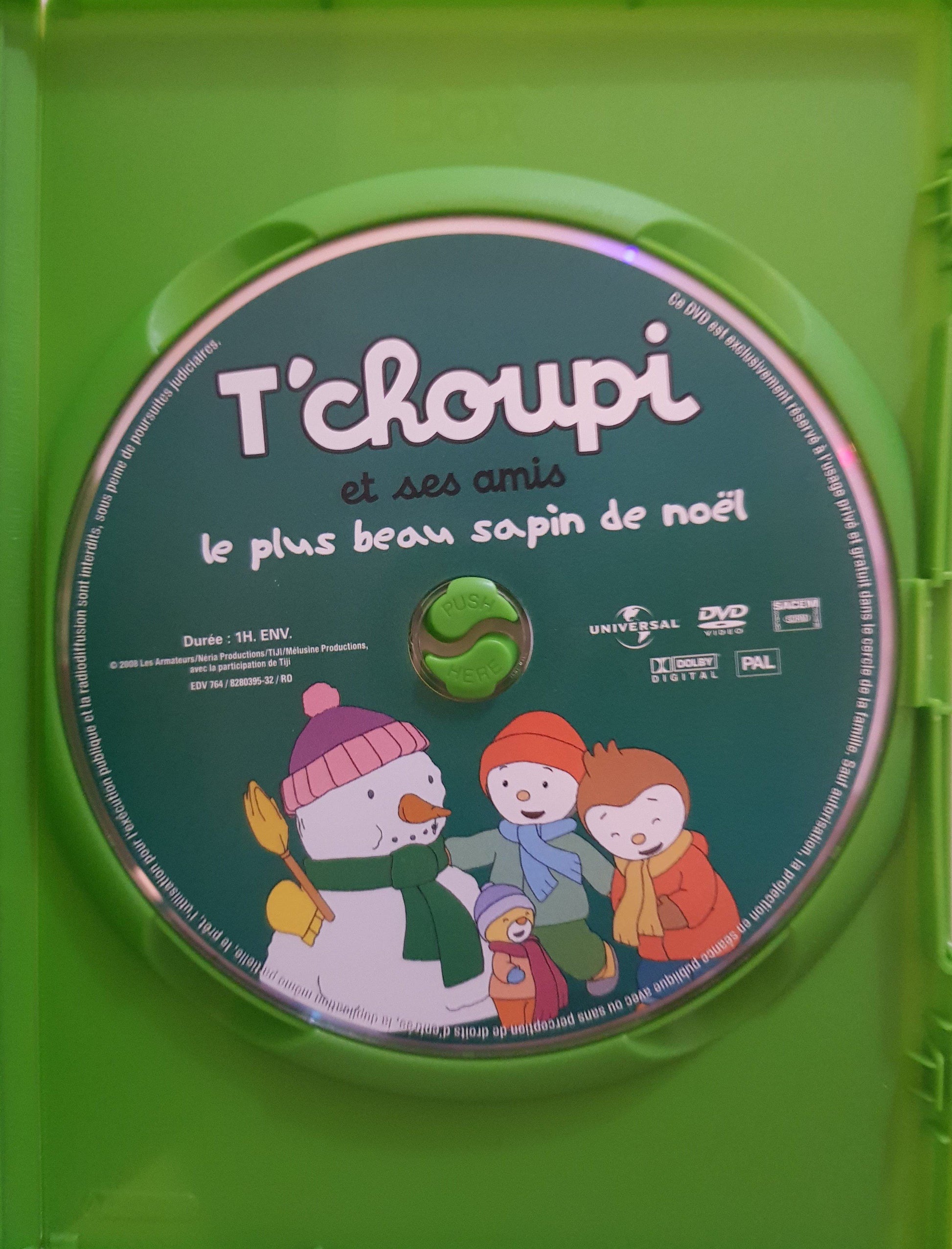 DVDFr - T'choupi et ses amis (interactif) - Coffret : Le cache-cache géant  + La cabane des copains + T'choupi et ses amis font du poney + Le plus beau  sapin de