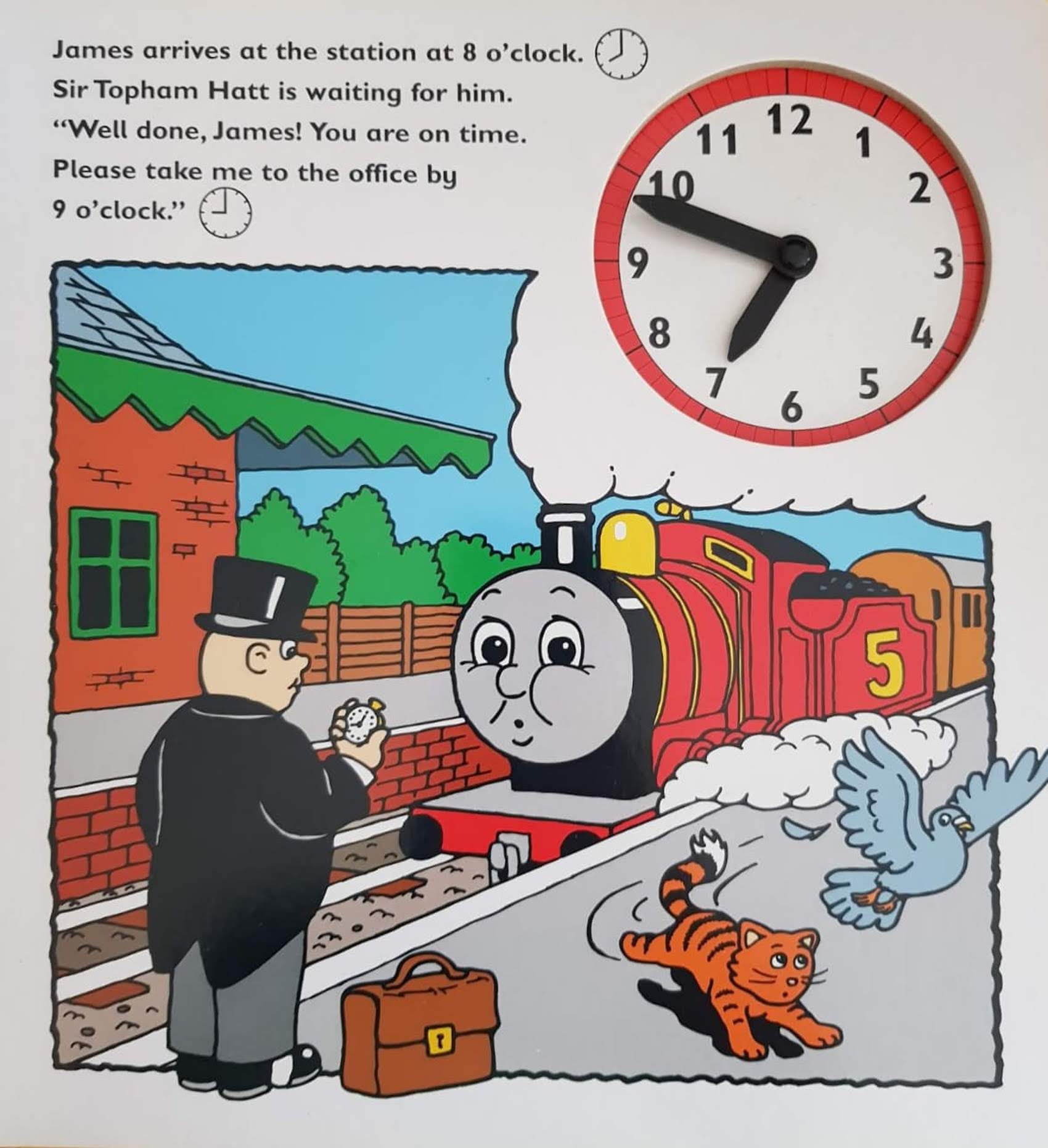 Tell the Time With THOMAS Like New Thomas & Friends  (6203873132729)