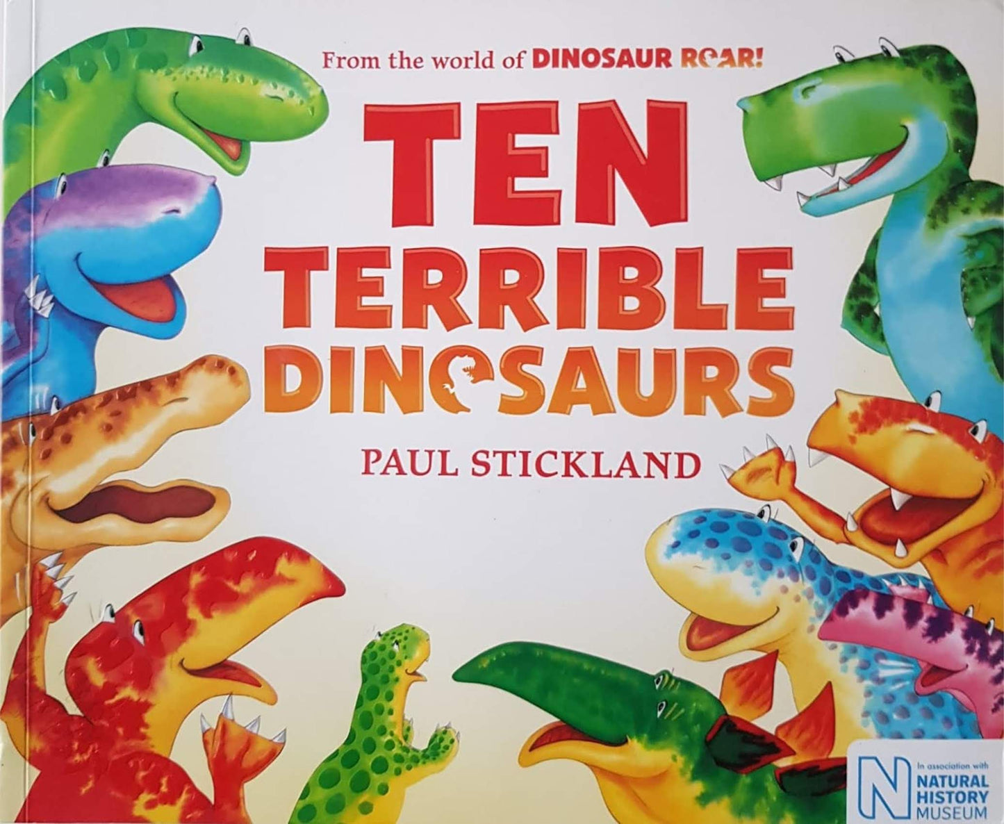 TEN TERRIBLE DINOSAURS Like New, 0-5 Yrs Recuddles.ch  (6561547255993)
