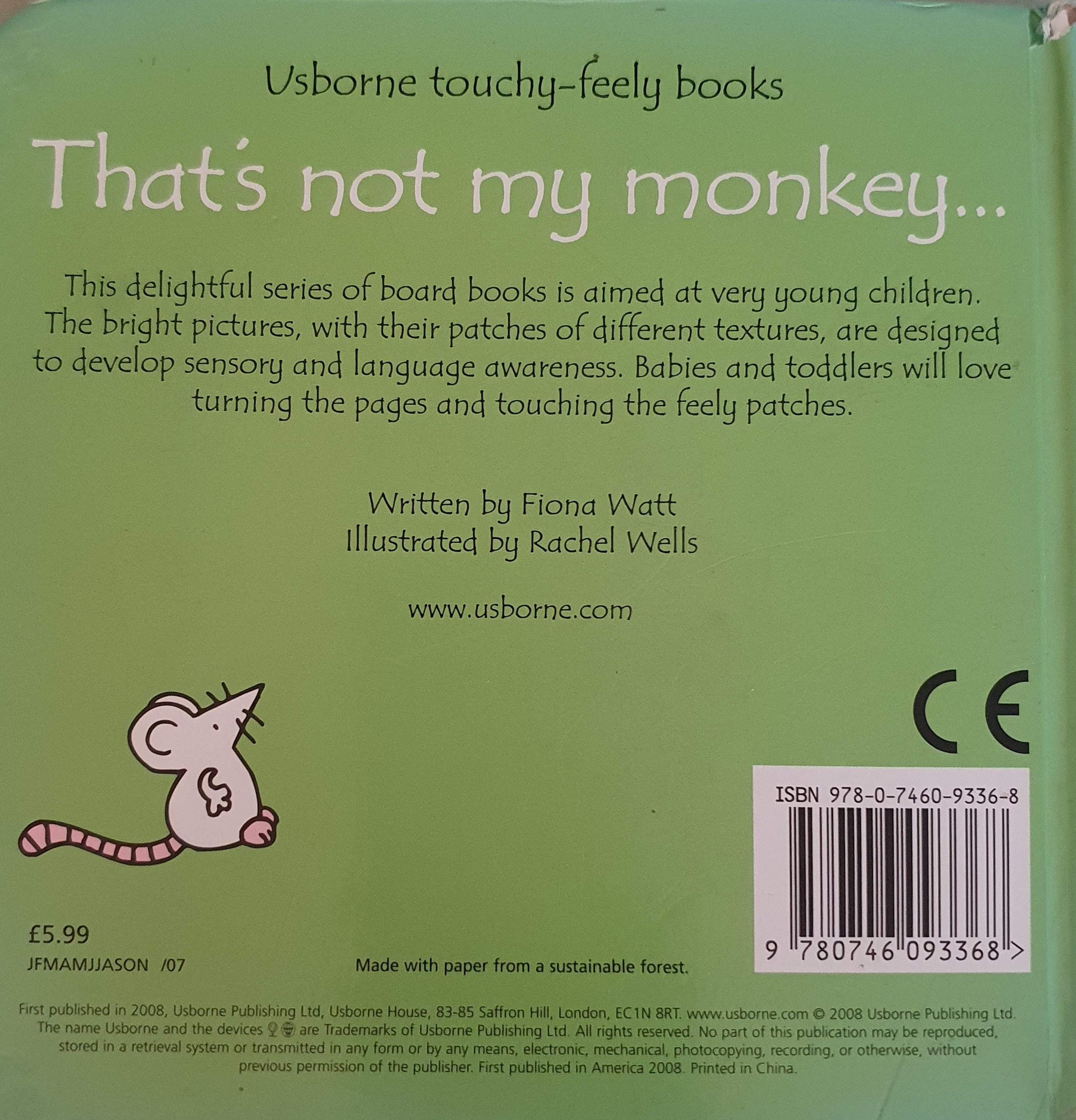 That's not my monkey Very Good,English Recuddles.ch  (6088029733049)