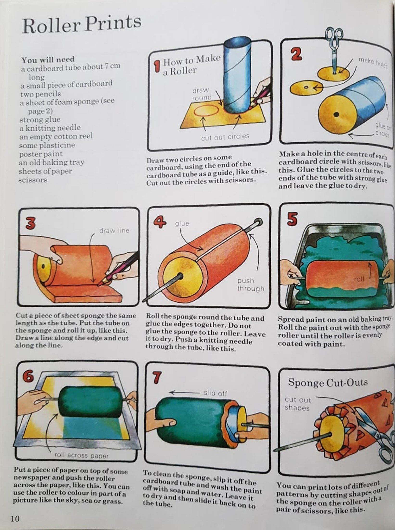 THE KNOW HOW BOOK OF PRINT & PAINT Like New, 7-12 Yrs Recuddles.ch  (6572955467961)