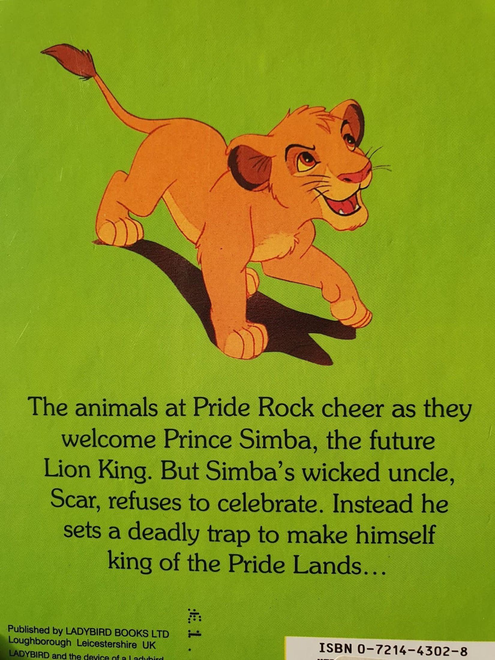The Lion King Like New, 5+ yrs Disney  (6333753786553)