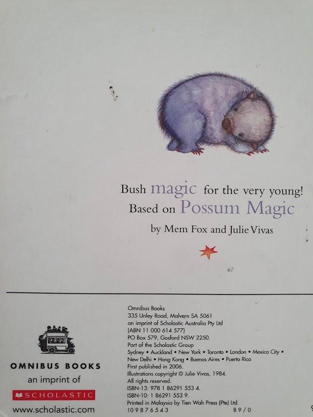 The Little Book of Possum Magic Like New Scholastic  (6099960660153)