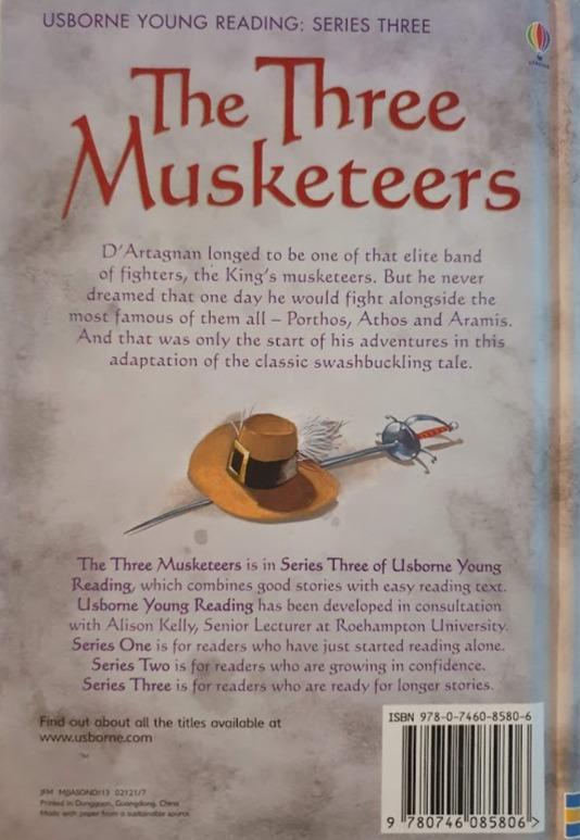The Three Musketeers Like New usborne  (6207111364793)