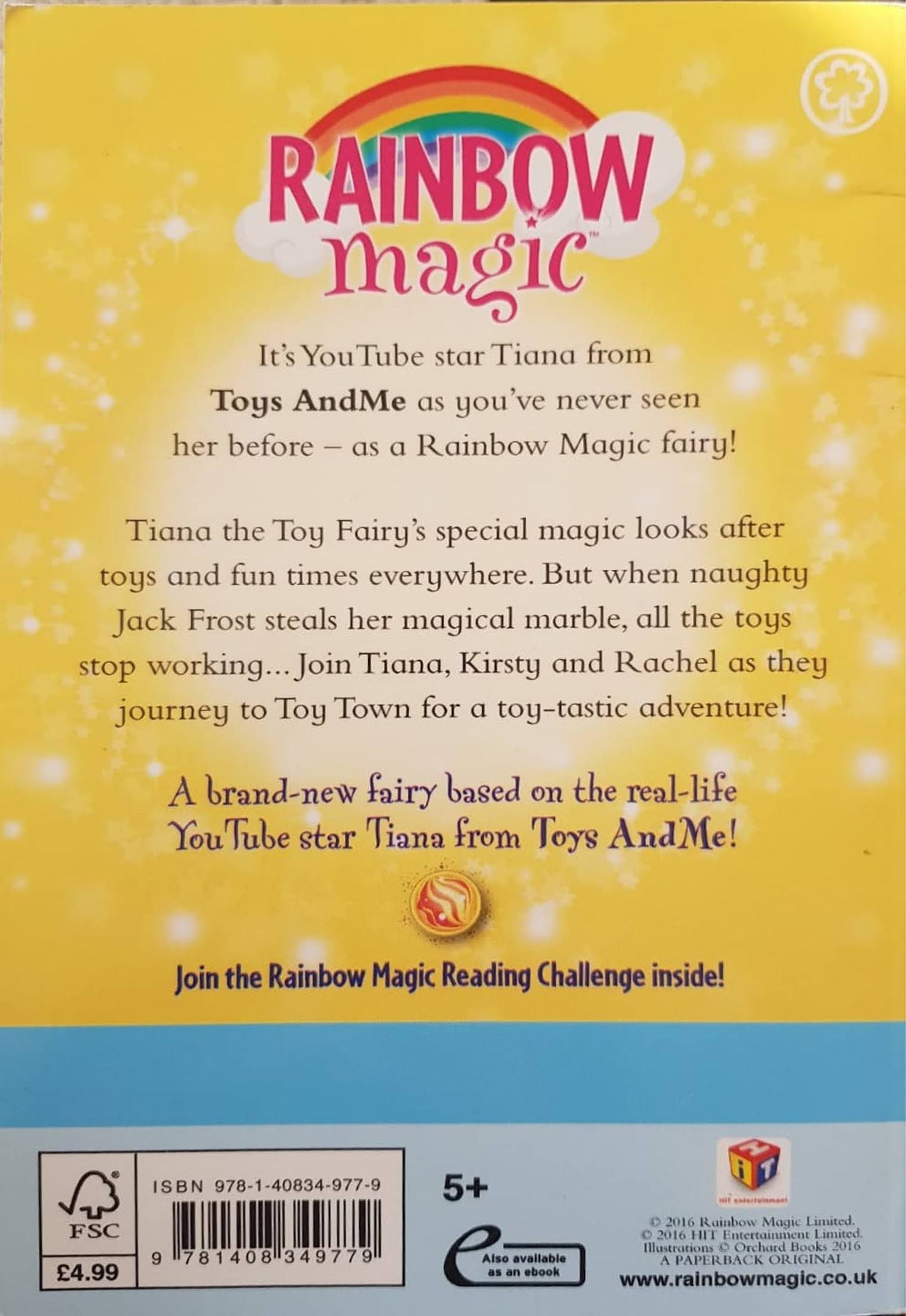 Tiana the Toy Fairy Like New Rainbow Magic  (6196048756921)