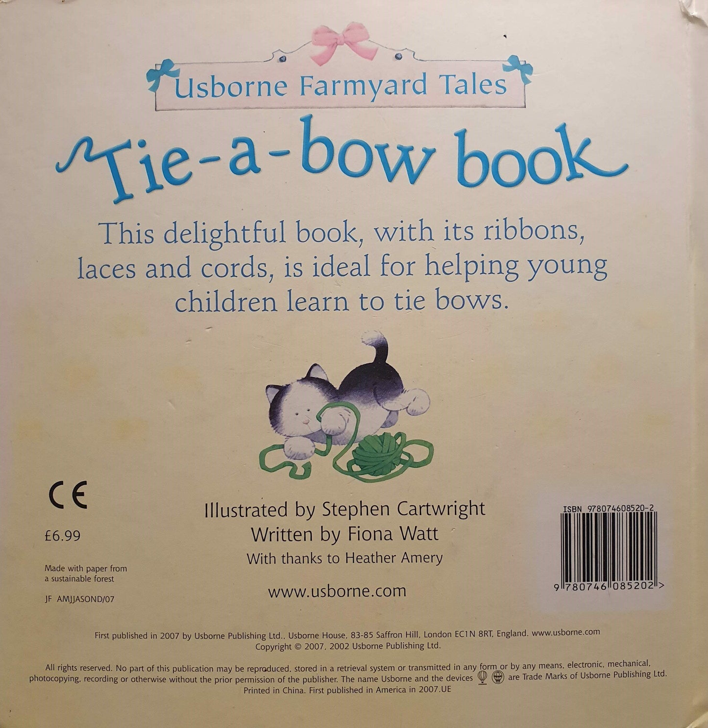 Tie a Bow book Very Good Recuddles.ch  (6174125097145)