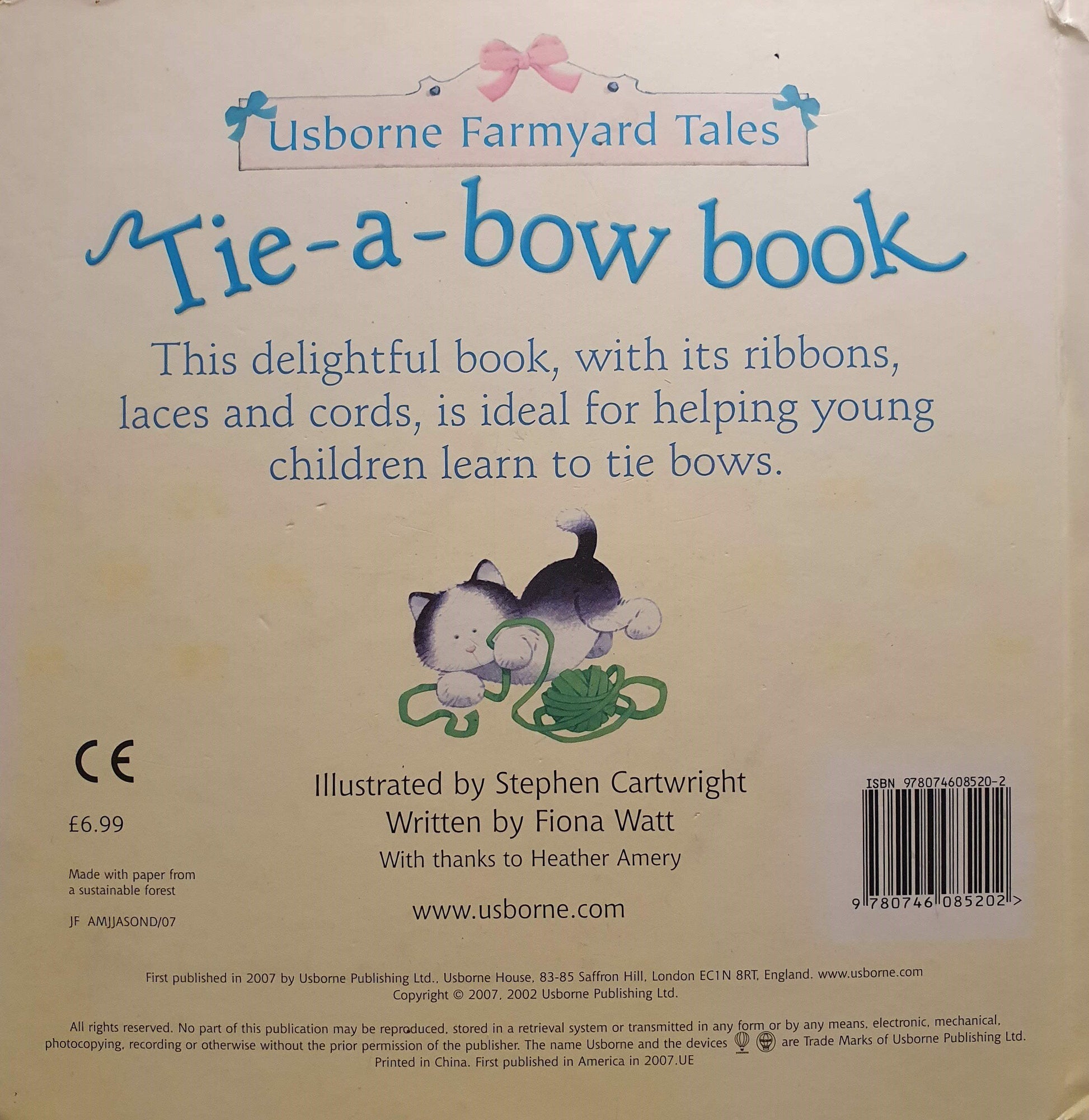 Tie a Bow book Very Good Recuddles.ch  (6174125097145)