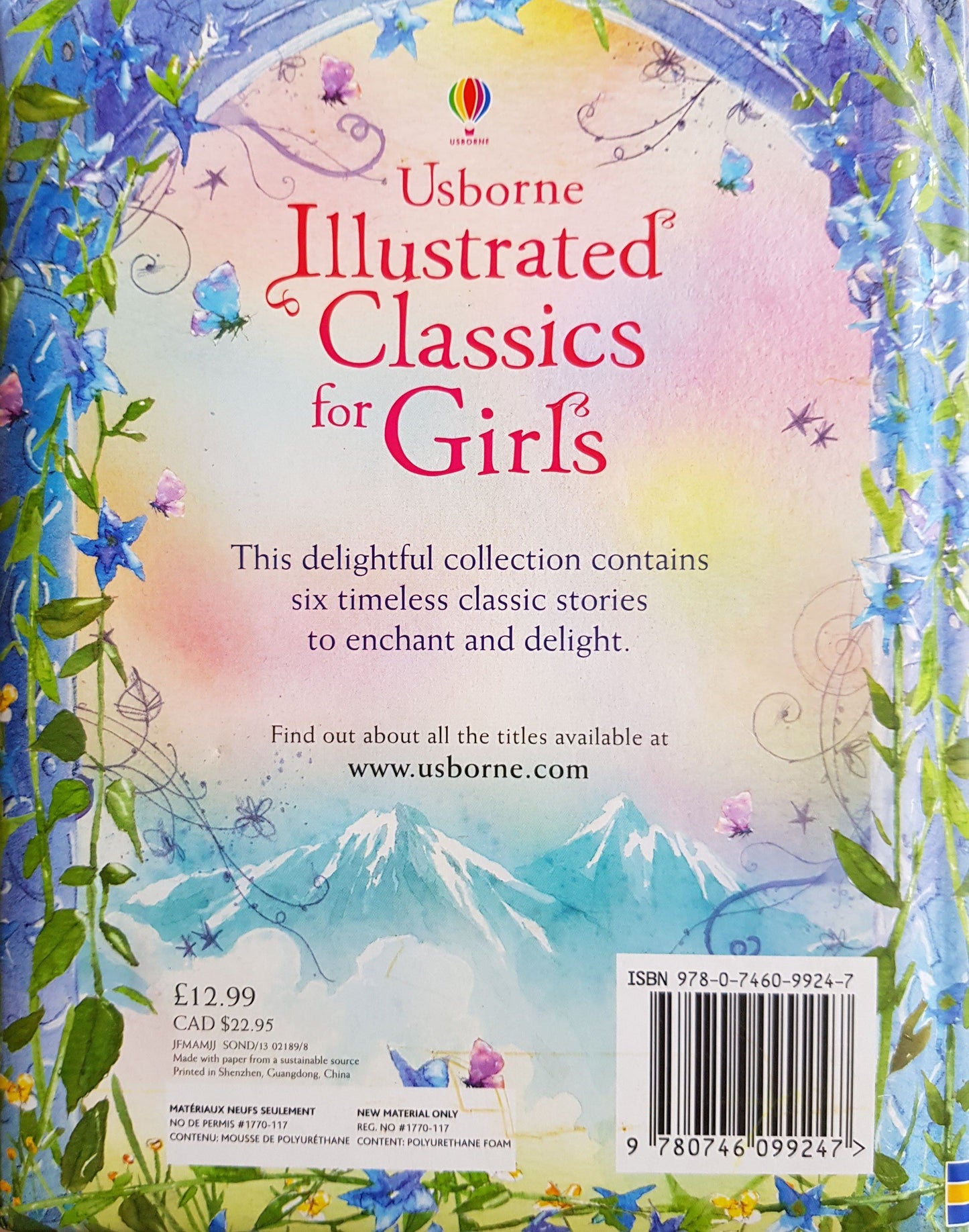 Usborne Illustrated Classics for Girls Like New Usborne  (4614293651511)