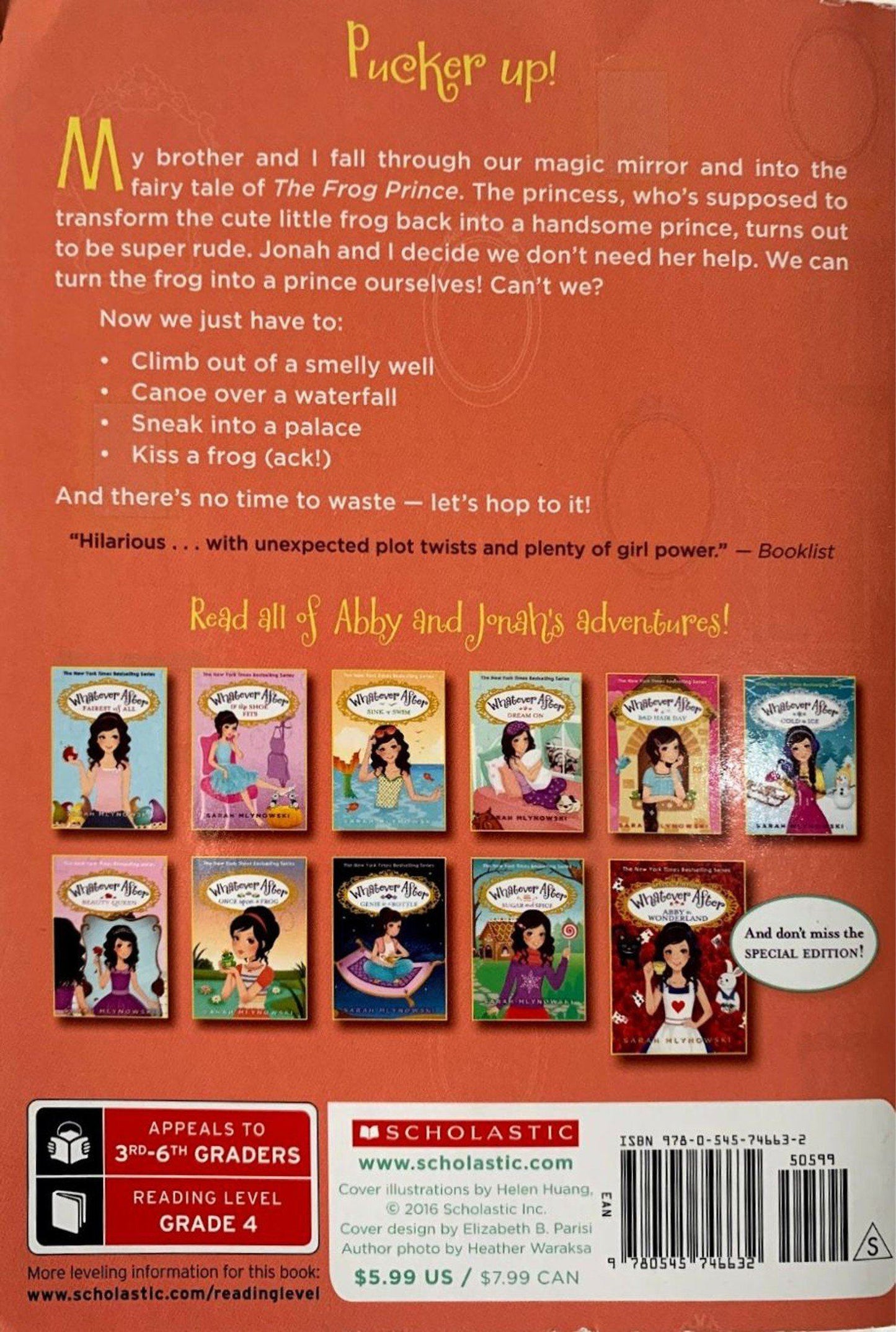 Whatever After : 2 Book Set Like New, 9-12 years Scholastic  (7050830151865)