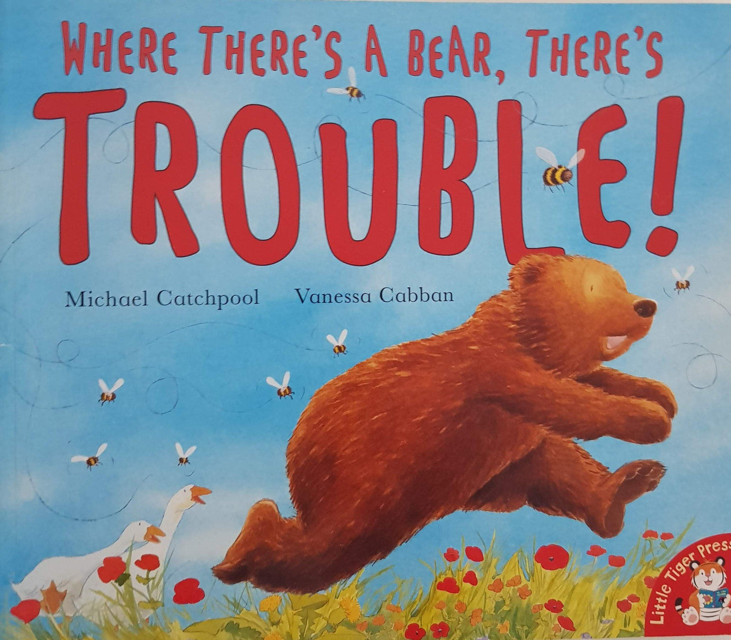 Where There's A Bear, There's TROUBLE! Like New Recuddles.ch  (6172560785593)