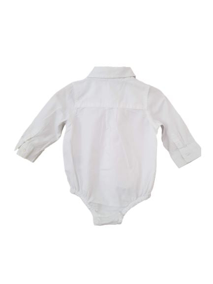 White Bodysuit Shirt GAP,6-12 months GAP  (4612026433591)
