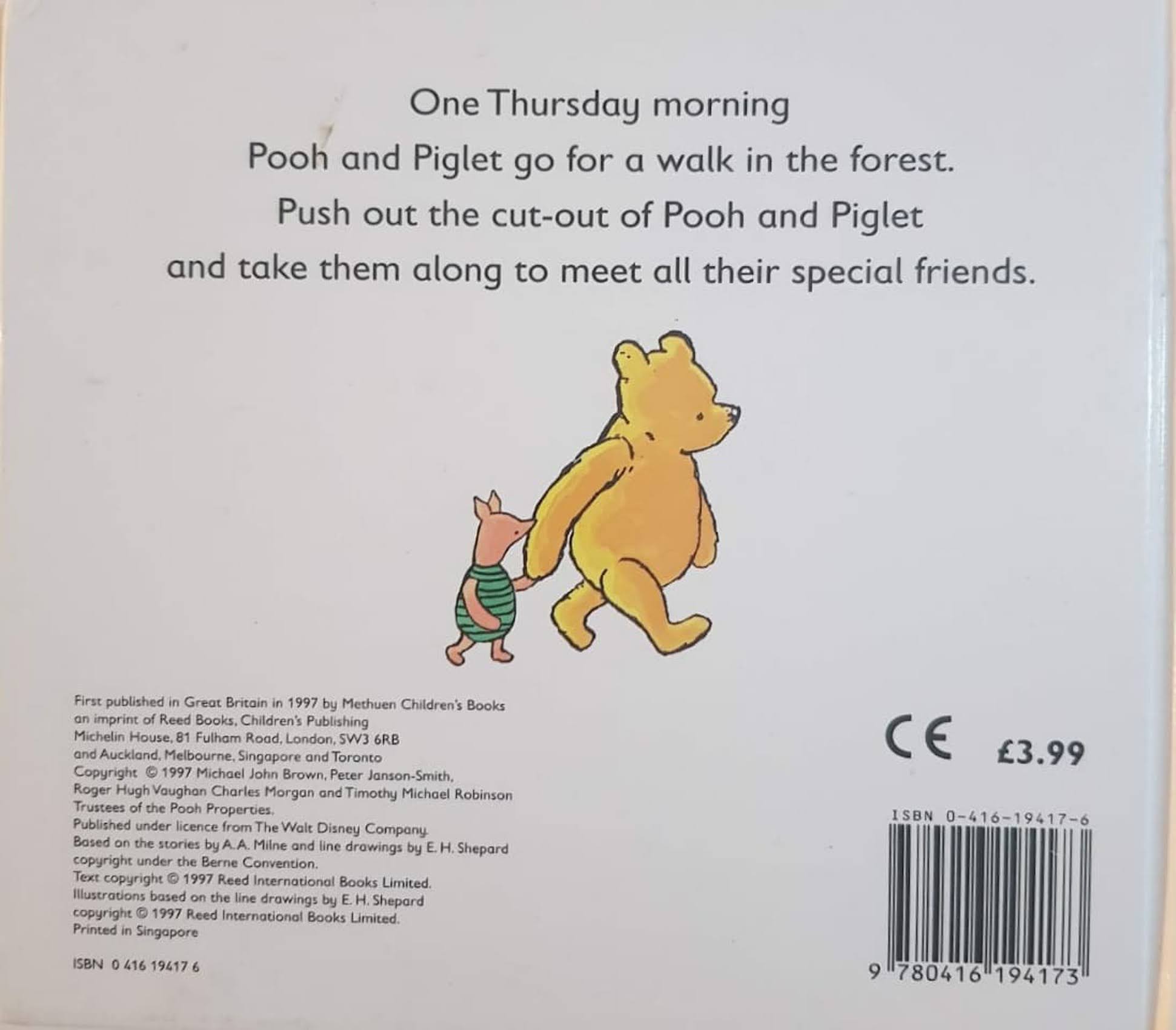 Winnie-the-Pooh - The Friendly Walk Well Read Winnie the Pooh  (6228979450041)